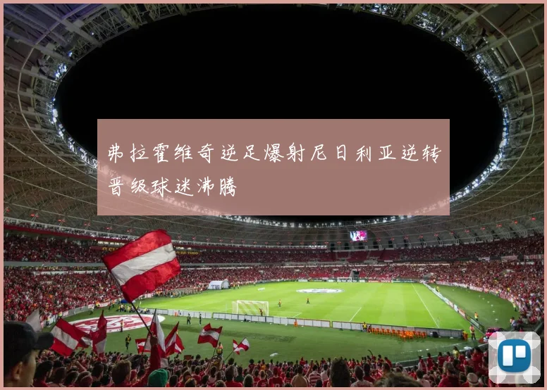 弗拉霍维奇逆足爆射尼日利亚逆转晋级球迷沸腾